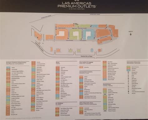 las americas premium outlets map.